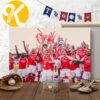 Arsenal Premier League Champions 2025 2026 Celebrates With Fans Home Decor Poster Canvas