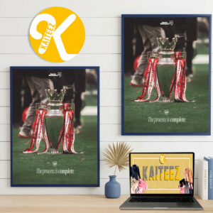 Arsenal Sports Illustrated Poster Magazine Cover The Process Is Complete Home Decor Poster Canvas