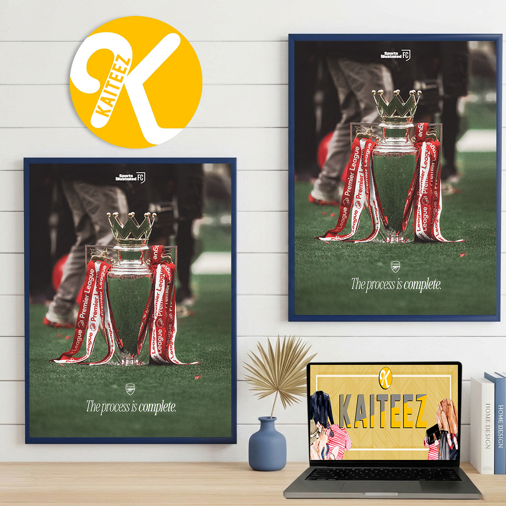Arsenal Sports Illustrated Poster Magazine Cover The Process Is Complete Home Decor Poster Canvas Arsenal Sports Illustrated Poster Magazine Cover The Process Is Complete Home Decor Poster Canvas