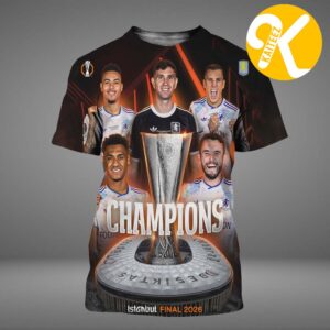 Aston Villa Are Your 2026 Europa League Champions Istanbul Final All Over Print Shirt