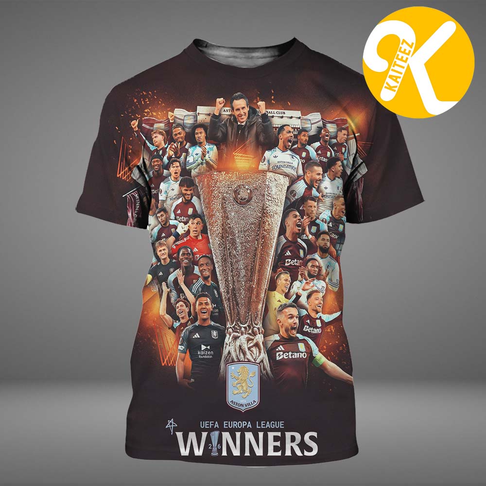 Aston Villa Is The 2026 Europa League Champions 44 Years To Made History All Over Print Shirt Aston Villa Is The 2026 Europa League Champions 44 Years To Made History All Over Print Shirt