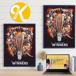 Aston Villa Is The 2026 Europa League Champions 44 Years To Made History Home Decor Poster Canvas