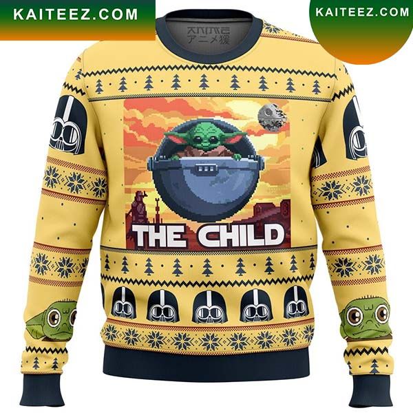 Baby Yoda the Child Mandalorion Star Wars Christmas Ugly Sweater Baby Yoda the Child Mandalorion Star Wars Christmas Ugly Sweater
