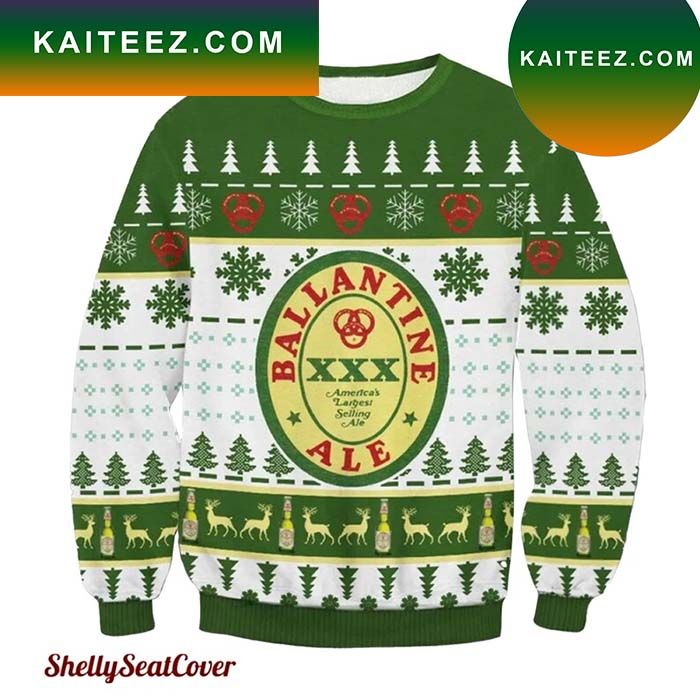 Ballantine Ale Ugly Christmas Sweater Ballantine Ale Ugly Christmas Sweater