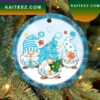 Blue Gnome Christmas Ornament