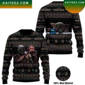 Boba Fett And Mandalorian Star Wars Christmas Ugly Sweater