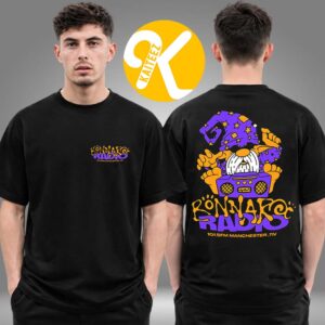 Bonnaroo Music Art Festival 2026 In Manchester TN On June 11-14 2026 The Groovy Wizard Two Sided Unisex T-Shirt