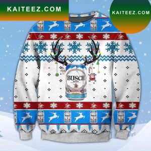 Busch Beer Ugly Christmas Sweater