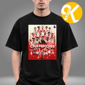 Celebrates Arsenal Are The Champions Premier League 2025 2026 Unisex T-Shirt