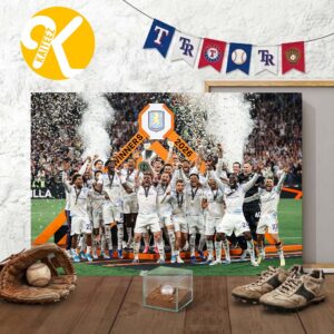 Celebrates Aston Villa 2026 Europa League Champions Winners Team Photo Home Decor Poster Canvas