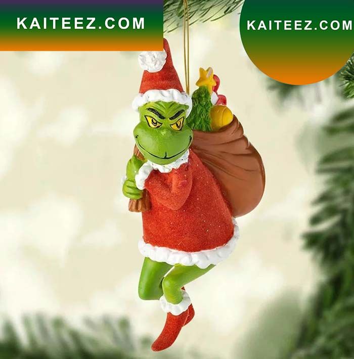 Character Pendant Christmas Tree Flat Hanging Grinch Christmas Ornament Character Pendant Christmas Tree Flat Hanging Grinch Christmas Ornament