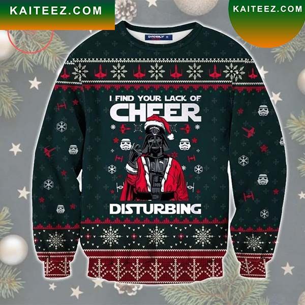 Cheer Disturbing Star Wars Ugly Christmas Sweater Cheer Disturbing Star Wars Ugly Christmas Sweater