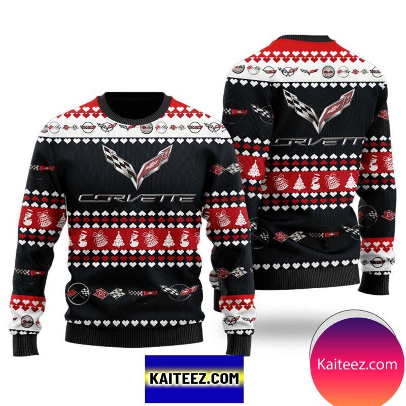 Chevrolet Corvette Christmas Ugly Sweater Chevrolet Corvette Christmas Ugly Sweater