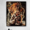 Christian Jesus Be Still And Know That I Am God Wall Art Decor Poster Canvas