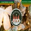 Christmas Tree And Gnome Christmas Ornament Christmas Tree And Gnome Christmas Ornament