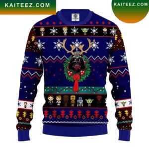 Citybarks Darth Vader Blue Star Wars Christmas Ugly Sweater