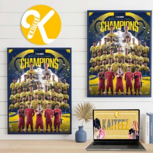Congrats Al-Nassr Champions Saudi Pro League 2025 2026 Home Decor Poster Canvas