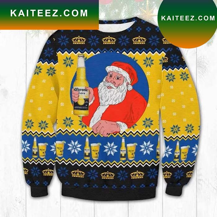 Corona Extra Beer Ugly Christmas Sweater Corona Extra Beer Ugly Christmas Sweater