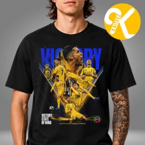 Cristiano Ronalo Saudi Pro League 2025 2026 Champions With Al-Nassr Victory State Of Mind Unisex T-Shirt