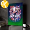 Celebrates Crystal Palace UEFA Conference League Champions 2025 2026 Team Photo Home Decor Poster Canvas