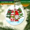 Christmas With My Gnomies Gnome Christmas Ornament