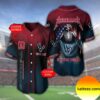 Custom Name And Number Metallica Band Houston Texas NFL Flag America Baseball Jersey