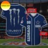 Custom Name Dallas Cowboys Lighting Pattern Black Baseball Jersey Custom Name Dallas Cowboys Lighting Pattern Black Baseball Jersey