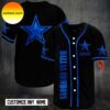Dallas Cowboys Damn Right Custom Name Baseball Jersey