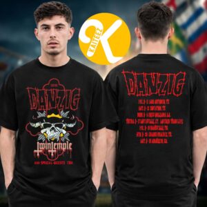 Danzig US Tour 2026 With Twin Temple Tour Dates Two Sided Unisex T-Shirt