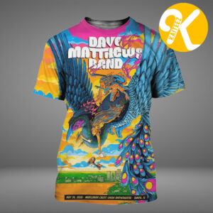 Dave Matthews Band At Midflorida Credit Union Amphitheatre In Tampa FL On May 26 2026 All Over Print Shirt