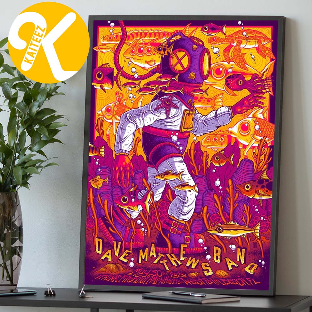 Dave Matthews Band At iTHINK Financial Amphitheatre On West Palm Beach FL On May 30 2026 Home Decor Poster Canvas Dave Matthews Band At iTHINK Financial Amphitheatre On West Palm Beach FL On May 30 2026 Home Decor Poster Canvas