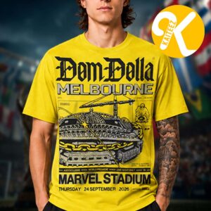 Dom Dolla At Marvel Stadium In Melbourne On September 24 2026 One Night Debut Only Unisex T-Shirt