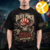Five Finger Death Punch Merch Limited Edition July 4th Skull Two Sided Unisex T-Shirt Five Finger Death Punch Merch Limited Edition July 4th Skull Two Sided Unisex T-Shirt