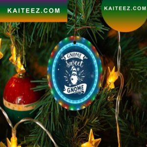 Gnome Sweet Gnome Christmas Ornament