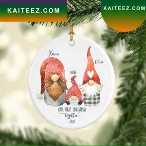 Gnomes Family Ornament Christmas 2022 Gnome Christmas Ornament