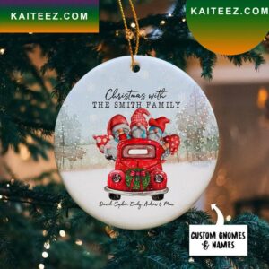Gnomes Names Family Ornament