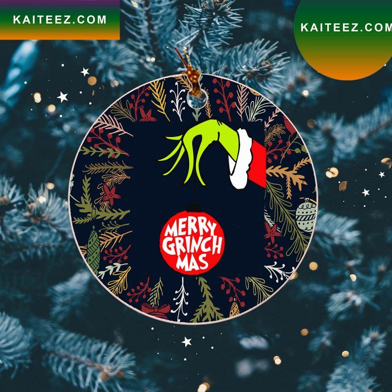 Green Hand 2022 Merry Grinch Mas Double Side Christmas Grinch Decorations Outdoor Ornament Green Hand 2022 Merry Grinch Mas Double Side Christmas Grinch Decorations Outdoor Ornament