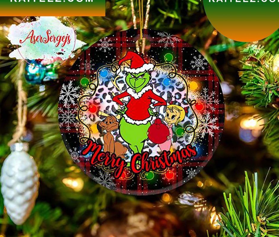 Grinch And Dog Max Buffalo Plaid Lights Christmas Grinch Decorations Outdoor Ornament Grinch And Dog Max Buffalo Plaid Lights Christmas Grinch Decorations Outdoor Ornament