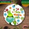 Grinch Heart Hug Grinch Decorations Outdoor Ornament