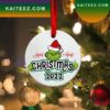Grinch Mode On Christmas Vaccinated Grinch Decorations Outdoor Ornament