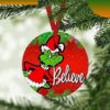 Grinch Santa Ball Christmas Grinch Decorations Outdoor Ornament Grinch Santa Ball Christmas Grinch Decorations Outdoor Ornament