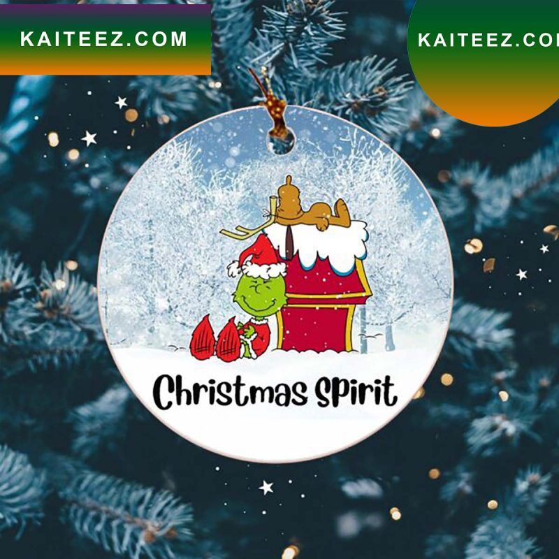 Grinch Snoopy Christmas Spirit Grinch Decorations Outdoor Ornament Grinch Snoopy Christmas Spirit Grinch Decorations Outdoor Ornament