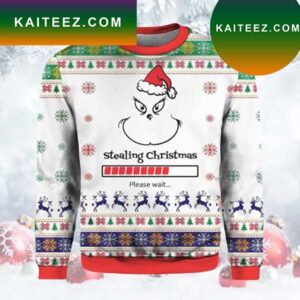Grinch Stealing Grinch Christmas Ugly Sweater
