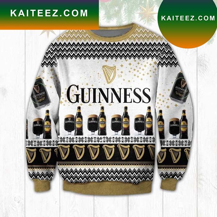 Guinness Black Beer Ugly Christmas Ugly Sweater Guinness Black Beer Ugly Christmas Ugly Sweater