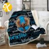 Harry Potter Ravenclaw Raven Badge In Black Background Throw Fleece Blanket Harry Potter Ravenclaw Raven Badge In Black Background Throw Fleece Blanket