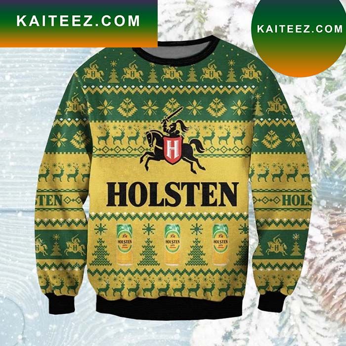 Holsten Beer For Beer Lovers Ugly Christmas Sweater Holsten Beer For Beer Lovers Ugly Christmas Sweater