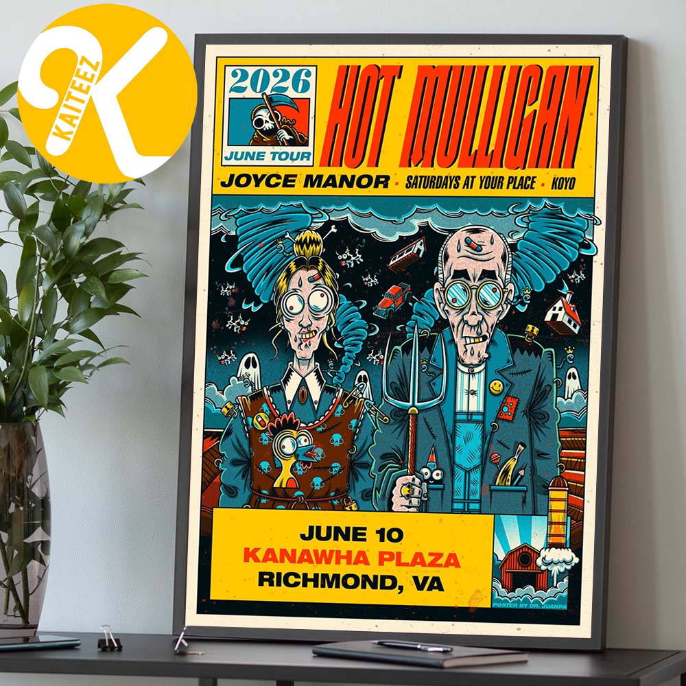 Hot Mulligan Poster Show At Kanawha Plaza In Rickmond VA On June 10 2026 Home Decor Poster Canvas Hot Mulligan Poster Show At Kanawha Plaza In Rickmond VA On June 10 2026 Home Decor Poster Canvas