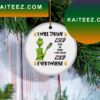 I Will Drink Bud Light Beer Christmas Tree Decor Grinch Decorations Outdoor Ornament