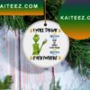 I Will Drink Corona Extra Beer Christmas Tree Decor Grinch Decorations Outdoor Ornament