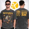 Iron Maiden Run For World Tour 2026 Eddie Cyber Electric Tour Dates Two Sided Washed T-Shirt